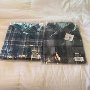 2 Faded Glory Flannel Shirts